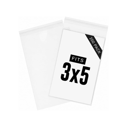 3×5 Cello Bags