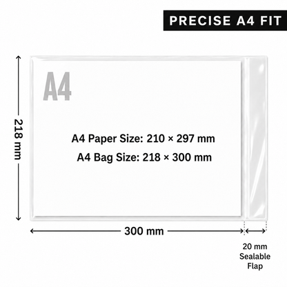 A4 Cello Bags