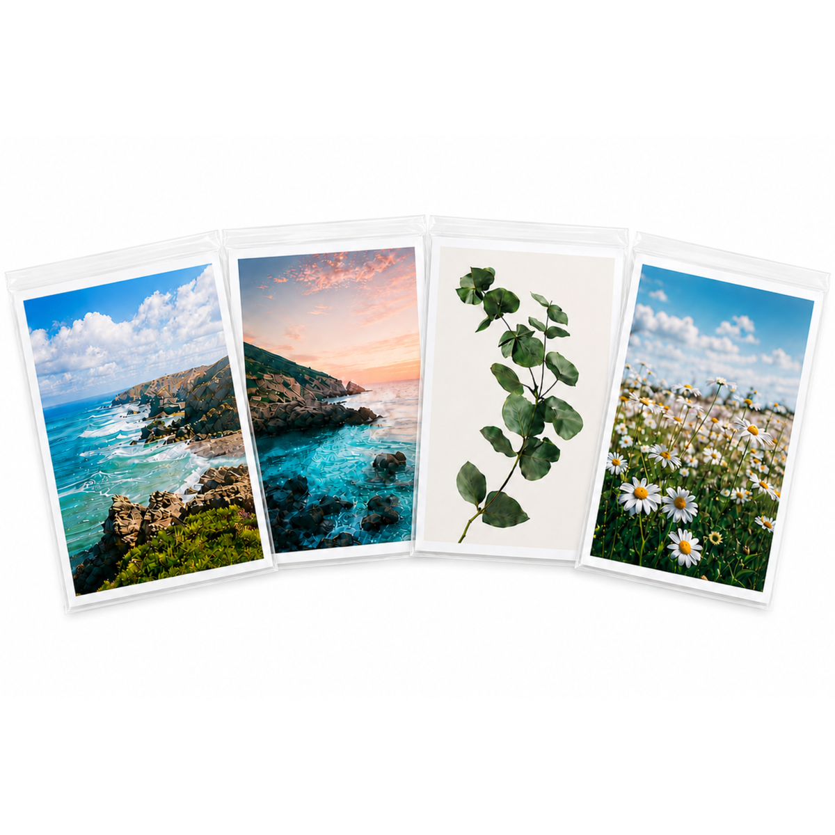 5x7 photos and prints inside clear self-seal cello bags from CelloBag.co.uk